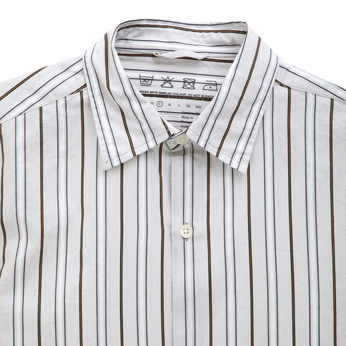 Mfpen Generous Shirt Vintage Brown Stripe M323-21 Degli Uberti