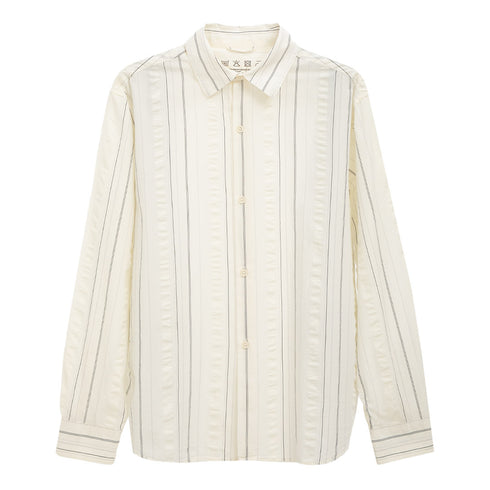 Mfpen Generous Shirt White Stripe M124-16 Degli Uberti