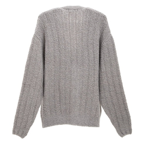 Mfpen House Cardigan Curly Grey M323-04 Degli Uberti