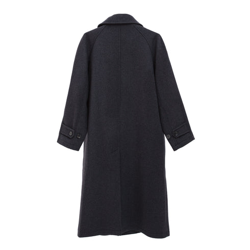 mfpen Installation Coat Dark Grey Recycled Wool M325-036 5740019246826 Back Degliuberti