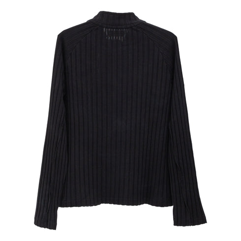 mfpen Leisure Zip Up Black Rib M125-046 5740019238579 Back Degli Uberti