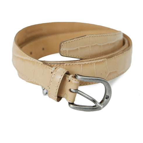 Mfpen Occasion Belt Pale Croc A325-024 Front Degliuberti
