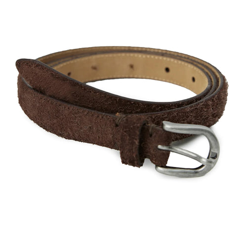 Mfpen Purpose Belt Brown Fuzzy Suede A325-023 5740019243702 Front Degliuberti