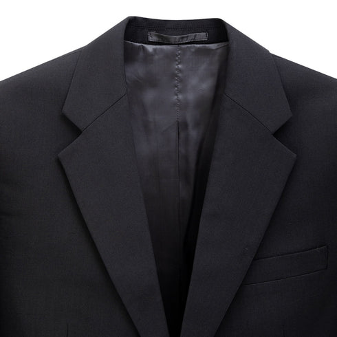 Mfpen Single Breasted Blazer Black Wool M323-35 Degli Uberti