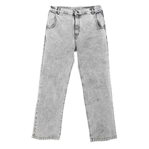 Mfpen Straight Cut Jeans Acid Wash M124-72 Degli Uberti