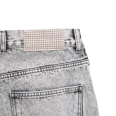 Mfpen Straight Cut Jeans Acid Wash M124-72 Degli Uberti