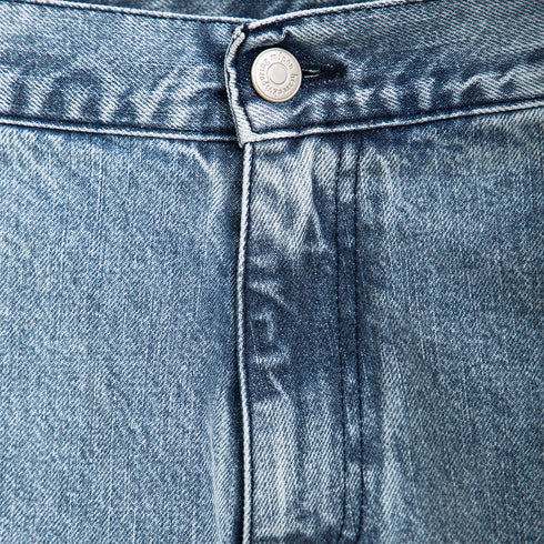 Mfpen Straight Cut Jeans Striped Blue M324-070 Degli Uberti