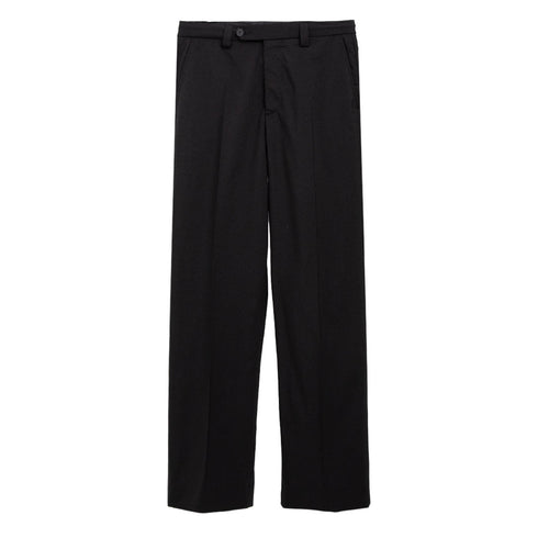 Mfpen Studio Trousers Black Wool M323-41 Degli Uberti