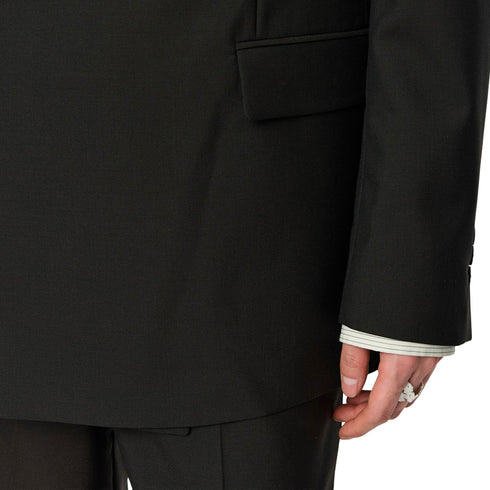 Mfpen Double Breasted Blazer Dark Brown Dry Wool M326-018 degliuberti 5