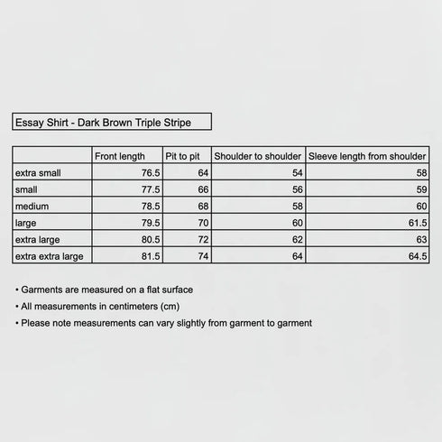 Mfpen Essay Shirt Dark Brown Triple Stripe M126-003 degliuberti 6