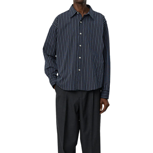 Mfpen Exact Shirt Black Office Stripe M126-006 degliuberti 1