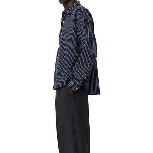 Mfpen Exact Shirt Black Office Stripe M126-006 degliuberti 2