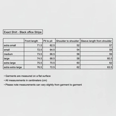 Mfpen Exact Shirt Black Office Stripe M126-006 degliuberti 5