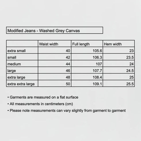 Mfpen Modified Jeans Washed Grey Canvas M126-074 degliuberti 5