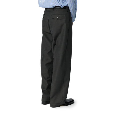 Mfpen Patch Trousers Grey Dry Wool M126-038A-1 degliuberti 3