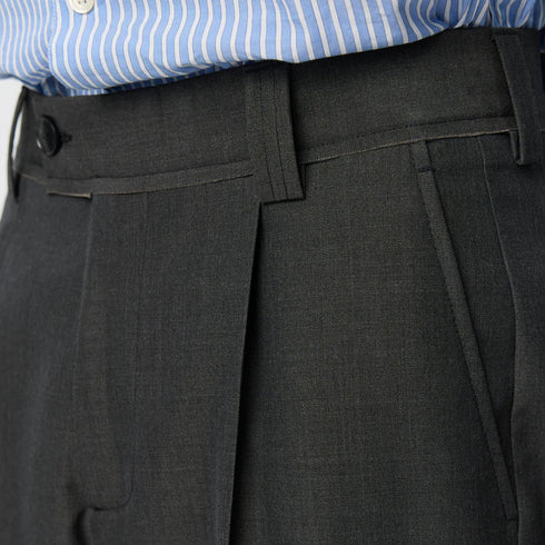 Mfpen Patch Trousers Grey Dry Wool M126-038A-1 degliuberti 4