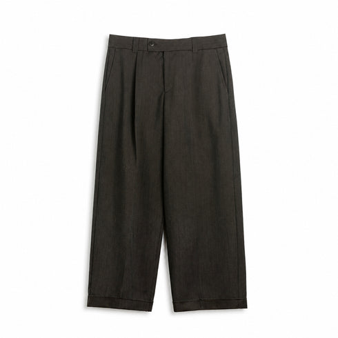 Mfpen Patch Trousers Taupe Wool Twill M326-017 degliuberti 1