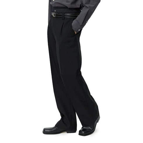 Mfpen Service Trousers Black Tropical Wool M126-037 degliuberti 2