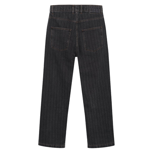 Mfpen Straight Cut Jeans Grey Lace Stripe M326-037 degliuberti 2