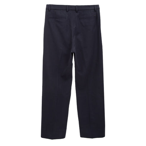 Norse Projects Benn Relaxed Cotton Wool Twill Pleated Trouser Dark Navy N25-03959999 Degli Uberti
