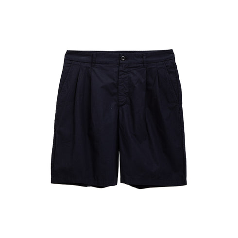 Norse Projects Benn Relaxed Typewriter Pleated Short Dark Navy N35-06107004 Degli Uberti