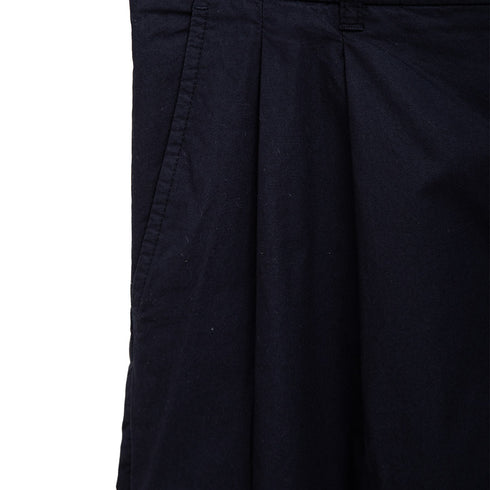 Norse Projects Benn Relaxed Typewriter Pleated Short Dark Navy N35-06107004 Degli Uberti