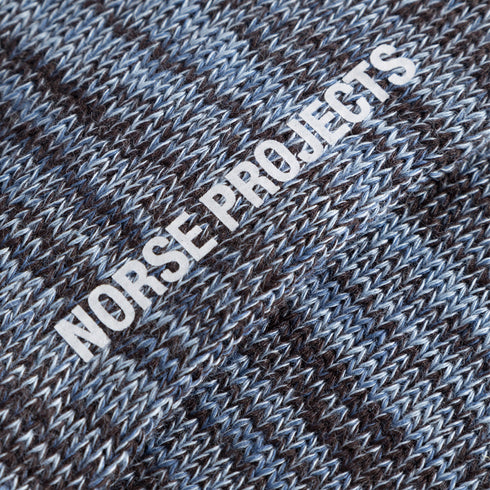 Norse Projects Bjarke Cotton Twist Sock Steel Blue N82-00047156 Degli Uberti