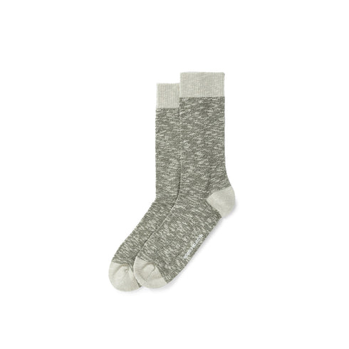 Norse Projects Ebbe Slub Sock Sediment Green N82-00418076 Degli Uberti