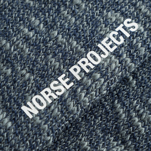 Norse Projects Ebbe Slub Sock Steel Blue N82-004117156 Degli Uberti