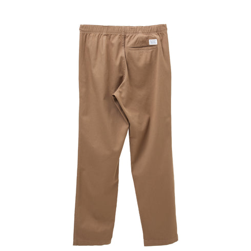 Ezra Relaxed Organic Stretch Twill Trouser Utility Khaki N25-0390966 Degli Uberti
