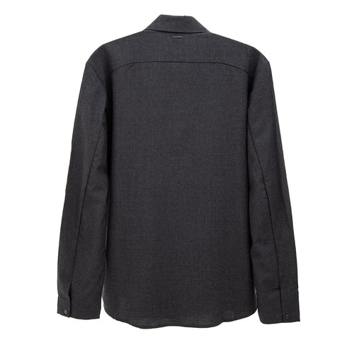 Norse Projects Jens Cordura Tech Wool Overshirt Charcoal Melange N50-02291034 Degli Uberti