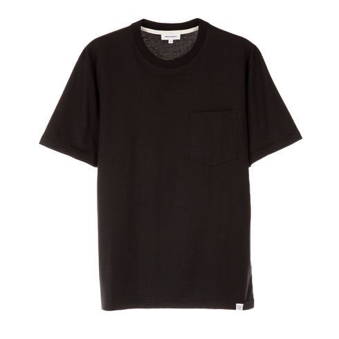 Norse Projects Johannes Organic Pocket T-Shirt Black N01-05539999 DEGLI UBERTI