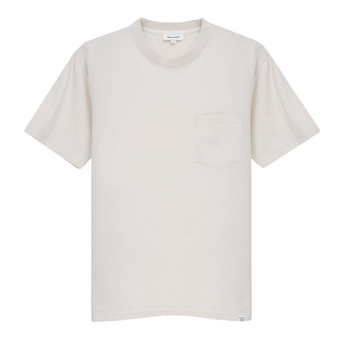 Norse Projects Johannes Organic Pocket T-Shirt Lucid White N01-0553 Degli Uberti