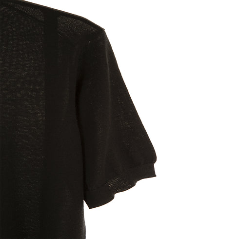 Norse Projects John Tech Merino SS Polo Black N45-06019999 Degli Uberti