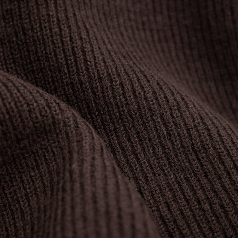 Norse Projects Manfred Wool Cotton Rib Vest Espresso N45-05882022 Degli Uberti