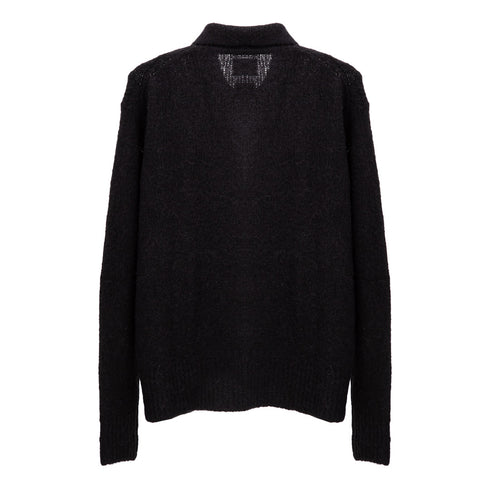 Norse Projects Rasmus Relaxed Brushed Polo Black N45-0614 Degli Uberti