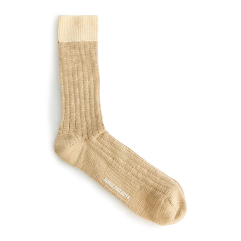 Norse Projects Ebbe Sport Sock Clay N82-00714018 degliuberti 1