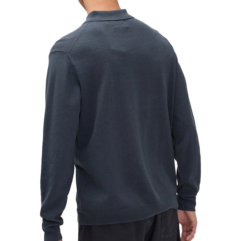 Norse Projects Gudme Cotton Paper Polo Graphite N45-06620962 degliuberti 3