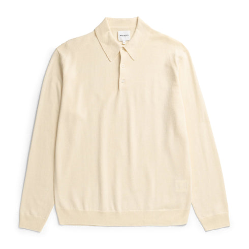 Norse Projects Gudme Cotton Paper Polo Natural Ecru N45-06620962 degliuberti 4