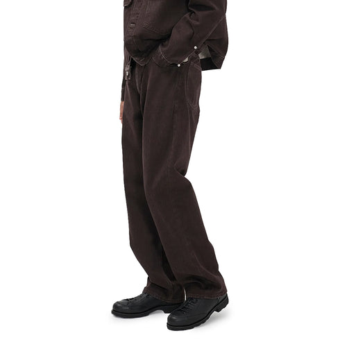 Norse Projects Korshavn Relaxed 5 Pocket Resist Dyed Twill Shale N25-04812073 degliuberti 3