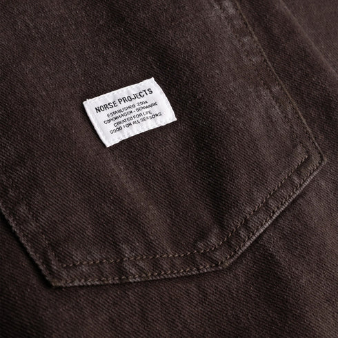 Norse Projects Korshavn Relaxed 5 Pocket Resist Dyed Twill Shale N25-04812073 degliuberti 9