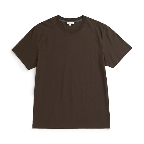 Norse Projects Nordborg Cotton Crepe T-Shirt Delicioso Brown N01-07189999 degliuberti 1