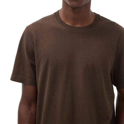 Norse Projects Nordborg Cotton Crepe T-Shirt Delicioso Brown N01-07189999 degliuberti 5