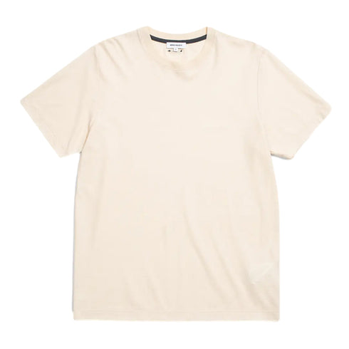 Norse Projects Nordborg Cotton Crepe T-Shirt Ecru N01-07189999 degliuberti 1