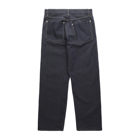 Norse Projects Nordmarka Broken Twill Cotton Linen Denim Jean Indigo N25-04737077 degliuberti 3