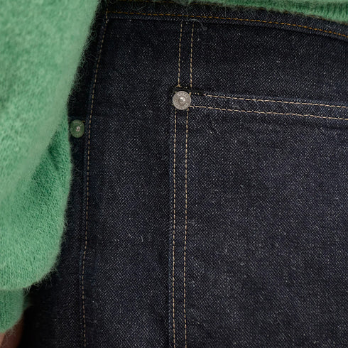 Norse Projects Nordmarka Broken Twill Cotton Linen Denim Jean Indigo N25-04737077 degliuberti 5