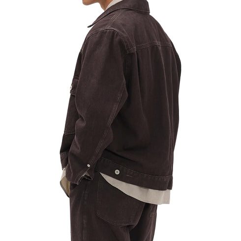 Norse Projects Storadal Resist Dyed Twill Type II Jacket Shale N55-06772073 degliuberti 2