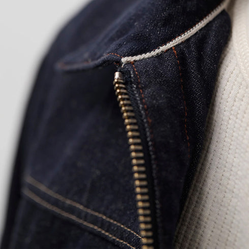 Norse Projects Svendborg Broken Twill Cotton Linen Denim Jacket Indigo N55-06737077 degliuberti 10