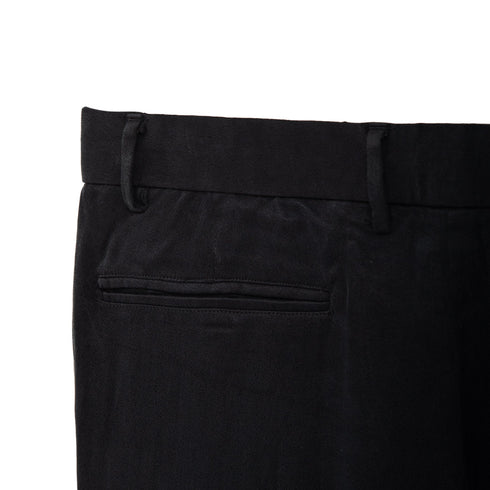 Oftt Double Pleated Trousers Black TRW100V Degli Uberti