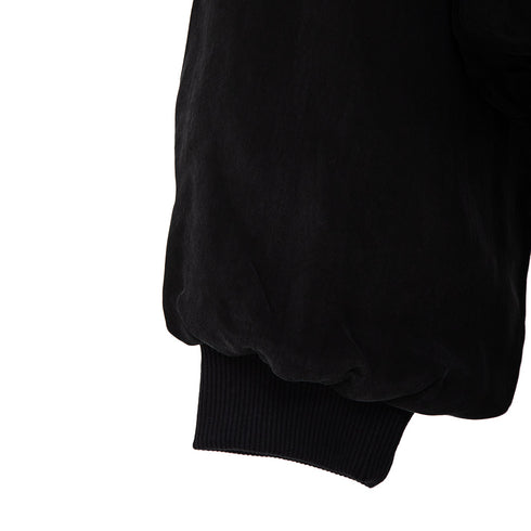 Oftt Vegan Silk Bomber Black SBJ100 Degli Uberti